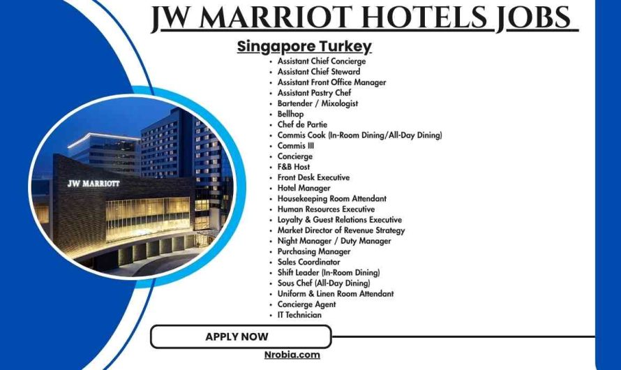 JW Marriot Hotels Jobs Singapore Turkey